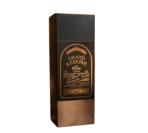 Image of Grand Reserve Old Rum Plum Cake - BY THELLIYANKAL BAKERS - Rich & Moist Fruit Cake with Berries with KERALA SPICES, Authentic Handmade Holiday Treat | Premium Gift Box | 800 gm (Pack of 1)