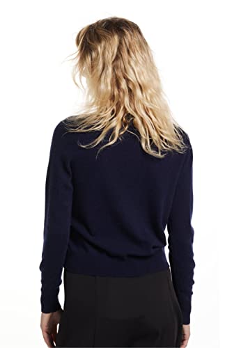 Image of EURKEA Women's V Neck 100% Cashmere Cardigan Sweater, Pullover Winter Top for Women, Gifts Ready