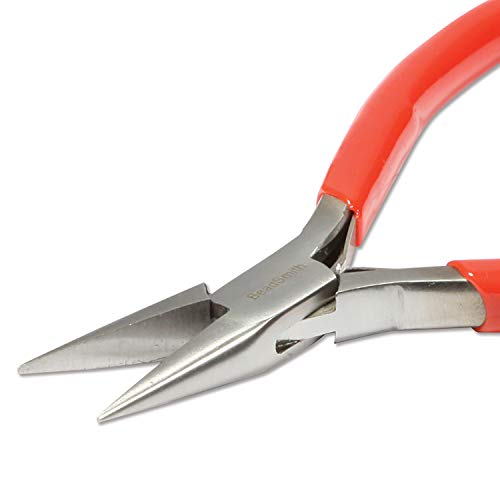 The Beadsmith Slim Line Chain Nose Pliers, 4.75 inches (120mm) with Polished Steel Head - Image 4