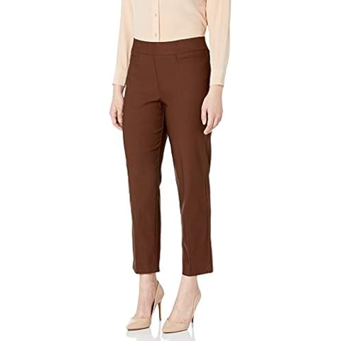 Alfred Dunner Damen Allure Slimming Plus Size Short Stretch Pants-Modern Fit Hose Cover