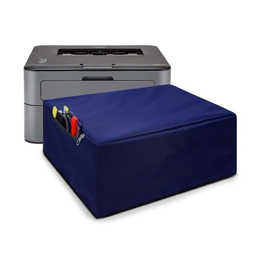Image of Alifiya Dust Proof Washable Printer Cover for Brother HL-L2321D / HL-L2400D / HL-L2440DW / HL-B2080DW / HL-B2000D Laser- Blue