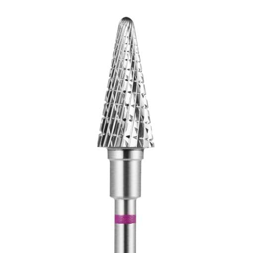 Cupio Fresa de Carburo Cónica 6x14 mm para Zurdos Gel y Acrílico