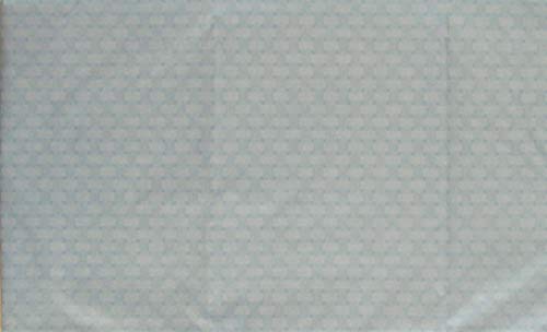 Nantucket Colored Basket Weave Pattern Vinyl Flannel Back Tablecloth (Blue, 60" Round) #TOP2