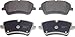 Wagner ThermoQuiet MX872 Semi-Metallic Disc Pad Set, Front