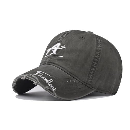 Casquette de baseball classique en coton vintage brodée pour homme et femme