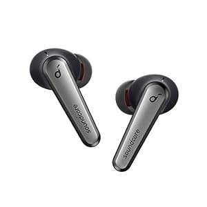 Anker Soundcore Liberty Air 2 Pro True Wireless Earbuds, Oordopjes Draadloos Gerichte Actieve Ruisonderdrukking, PureNote-Technologie, 6 Mics voor Oproepen, 26u Speeltijd, Draadloos Opladen(Zwart)
