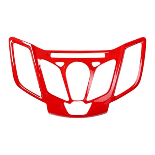 内装装飾 Compatible With Ford For Fiesta 2009 2010 2011 2012 2013 2011 2012 2013 センターコントロール CD プレーヤー パネル フレーム トリム カバー ステッカーに対応(Style