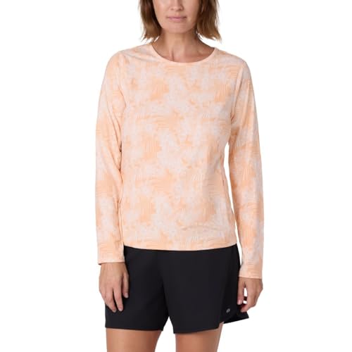 HANG TEN Women's Long Sleeve Shirt - Lightweight Quick Dry Rash Guard - Sun Protection Shirt - Beach - Hiking - Outdoor