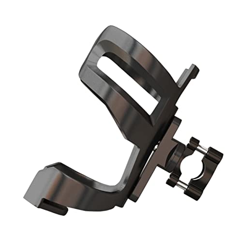 HEMOTON Water Bottle Holder Bike Handlebar Carrier Motorcycle Beverage Holder Bicycle Bottle Holder Cup Holder Drink Black