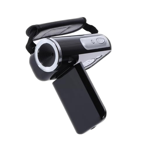 Veemoon Mini cámara DV Camara de Fotos Digital camaras de grabacion de Video cámaras de Moda Mini cámara Digital cámara Mini dv Pantalla cámara portátil Lente de Enfoque Fijo Negro