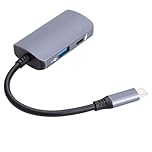 Kikumi USB C to AR Glasses Adapter, Charge and Play Adapter with 4K 60Hz Video Output PD65W Charging, Fit for Xreal Nreal RayNeo XR Viture One AR