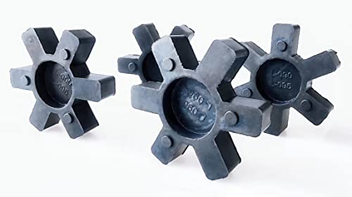 Generic 755642949667 4 Pcs L095 Flexible Nbr Rubber Spider Insert Solid Spider Center Inserts,Black,Suitable thumb #2