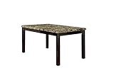 Poundex Dining Table, Multicolor