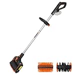 WORX Brosse de Nettoyage de Surface et Terrasse sans Fil 20V WG441E.9, pour Nettoyage des Pierres, Surfaces en Bois, Mauvaises Herbes et Gazon Artificiel, Livrée sans Batterie ni Chargeur
