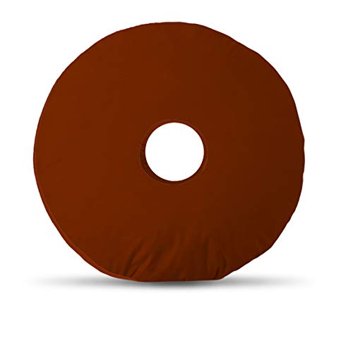 Image of Kesar Enterprises Donut /Doughnut Cushion /Pillow | Velvet Fabric|Birthday Gifts | Soft Toys | Suitable for Wheelchair, Car Seat, Home or Office for Kids Cushion | Size 14x14 inches