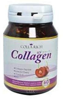 Collagen 60 Capsules Peptide Vit C Zinc Acelora Cherry Whitening Smooth Skin