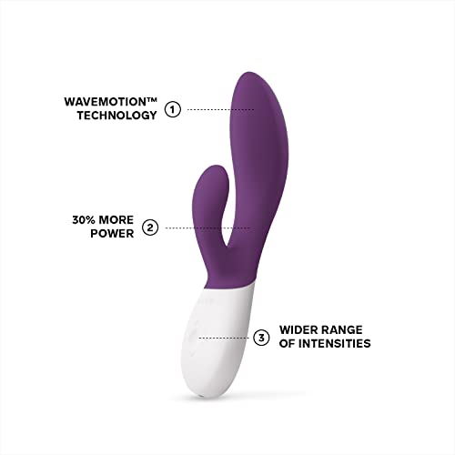 LELO-INA-Wave-2-Rabbit-Vibrator-for-Women-Sex-Toy-G-Spot-Rabbit-Vibrator-with-Wavemotion-Technology-and-12-Vibrations-Settings-Purple