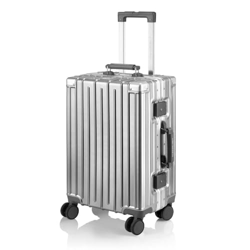 Valise cabine A. G. Spalding & Bros argent 55 cm en ABS pour voyage