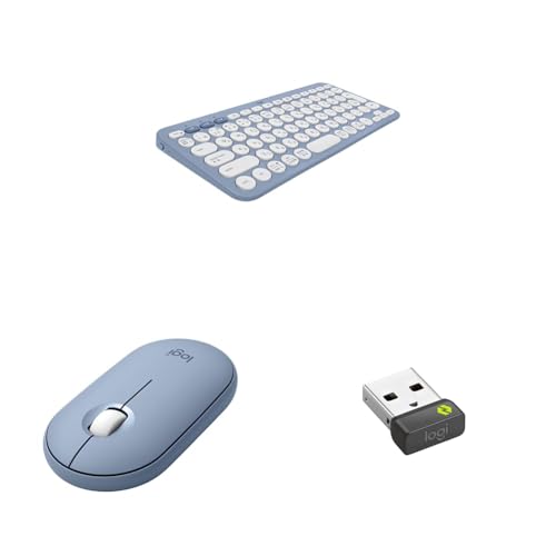 Amazon.co.jp: 【セット買い】ロジクール ワイヤレスキーボード PEBBLE