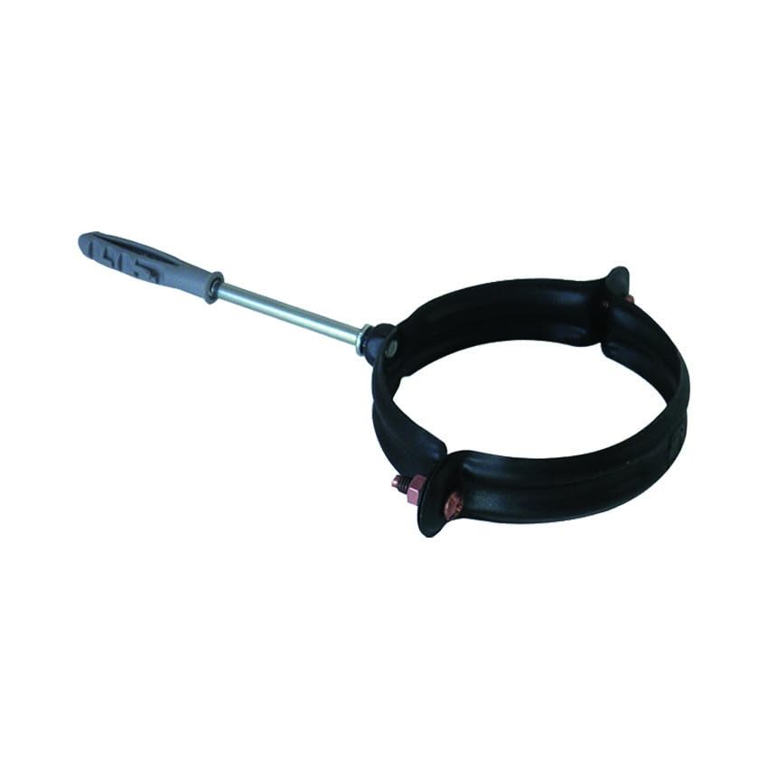 Collare a muro leggero collare a muro per pellet d. 100 nero