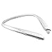 LG TONE Platinum HBS-1100 Bluetooth Wireless Stereo Headphones with Harman Kardon Sound- Silver (Renewed)