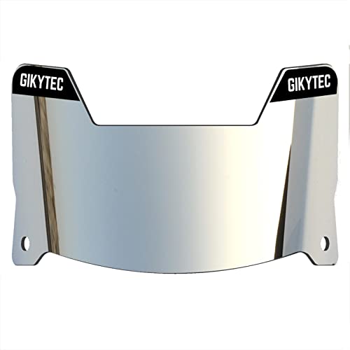 GIKYTEC Football Visor Youth Football Visor for Helmet Fits Youth and Adult Football Helmets (Silver) - Thumbnail 2