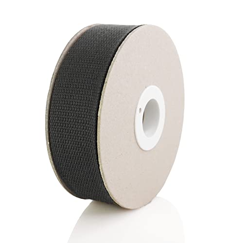 Trimz Cotton Webbing - Charcoal - 25mm x 5m - Image 2