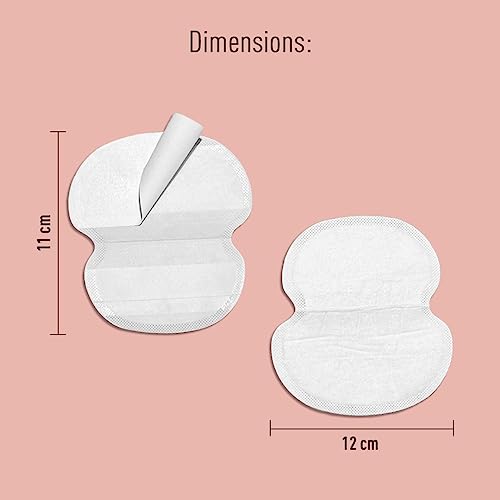 Sirona Disposable Underarm Sweat Pads for Men and Women - 12 Pads (Pack of 3) | Peel-Off | Stain Proof | Anti Perspiration