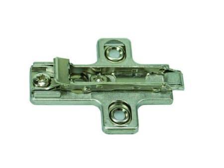 Bisagras de saice para puertas de armario, muebles de cocina, colaplatos, varios tipos y tamaños (bases para bisagras empotradas con clip bajo 0 mm)