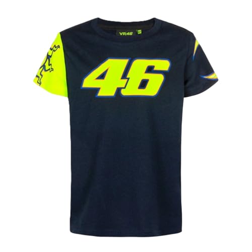 Camiseta para niño Valentino Rossi azul ideal para lucir en el circuito de Moto GP