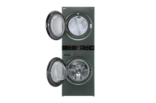 Image of LG WashTower with 4.5 cu. ft. Washer and 7.4 cu. ft. Gas Dryer, Center Control, Front Load