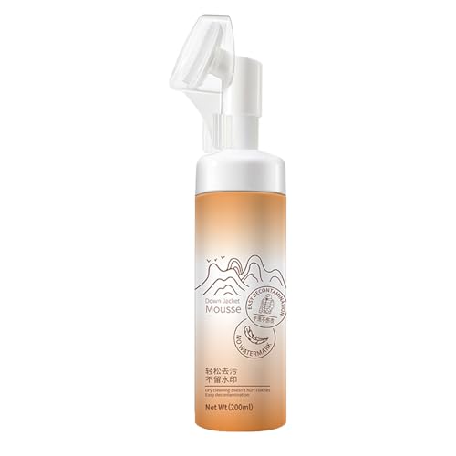 Limpiador Para Chaquetas De Plumón | 200 ml De Espuma Sin Agua - Agente En Spray Para Limpieza En Seco,Para Manchas En Abrigos De Invierno, Chaquetas, Ropa, De, Té, Bolígrafo Y Tinta