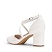 Imagen de DREAM PAIRS Zapatos Vestir Tacón Mujer,Blanco,38
