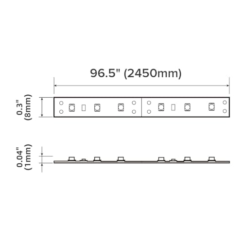 Tira LED flexible ámbar 96 pulgadas Dream lighting miniatura 7