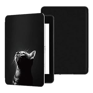 Hoesje voor Kindle Paperwhite 4 (10e generatie-2018 release, Model NO PQ94WIF) -JMH PU lederen slimme beschermhoes met…