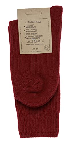 Image of Womens Fine Cashmere and Merino Wool Super Soft Socks