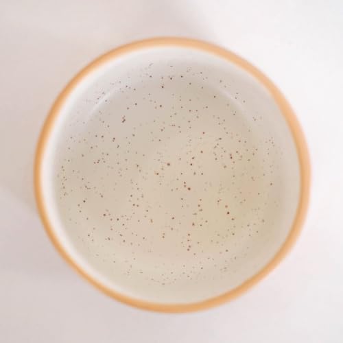 Image of Nestasia Ceramic Snack Bowl Set of 4 (180ml Each) - Dishwasher & Microwave Safe Bowls for Serving Soup, Rice, Dal, & Salad | Spring Leaf Printed Bowls with Matte Finish - Ideal for Gifting