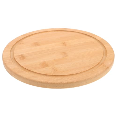 KAILIKETIY Bandeja de Bambú Rectangular para Servir Bistec y Aperitivos, Material Natural, Fácil Mantenimiento, Adecuado para Comidas Diarias y Cocinas Ocupadas