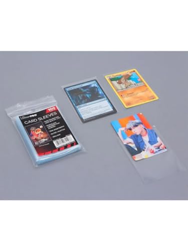 Image of Ultra Pro Card Sleeves - Regular Soft Card (100 Sleeves) 67x92mm, Suitable for games such as: Pokemon, Magic: The Gathering, Nemesis, Unstoppable Unicorns etc.