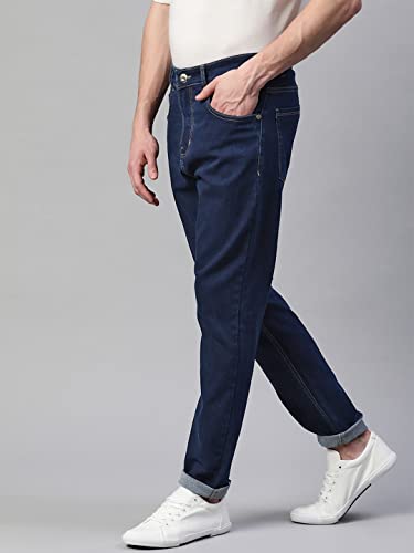 Image of Hubberholme Men's Stretchable Slim Fit Jeans - Casual Cotton Jeans for Men