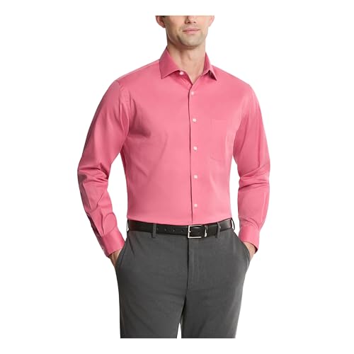 Image of Van Heusen Men's Dress Shirt Fitted Everyday Defense Stretch