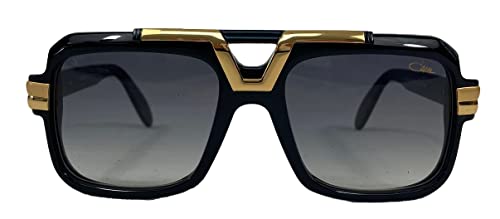 Cazal 664 Sunglasses 001SG Black/Grey Gradient Lens 56mm