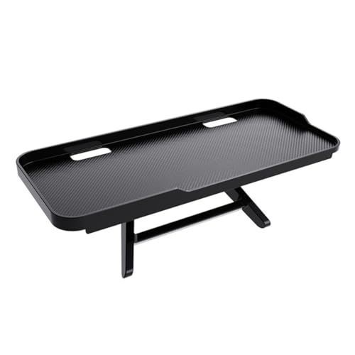MUELODSIC Soporte sin Perforaciones para Decodificador y Enrutador Estante de Almacenamiento Parte Superior del Televisor Rack Negro Compacto para Hogar y Oficina Organizador Práctico y