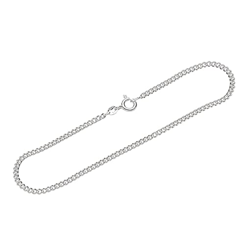 Cadena para el tobillo de plata 925 para tus días de verano y paseos por la playa