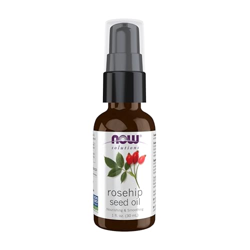 Huile de rose musquée Now Foods de 28,3 g pour le soin quotidien du visage