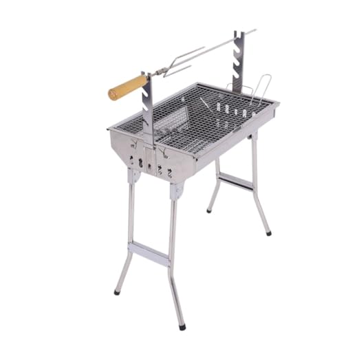 Parrilla de malla de acero inoxidable de alta resistencia y estante plegable 3