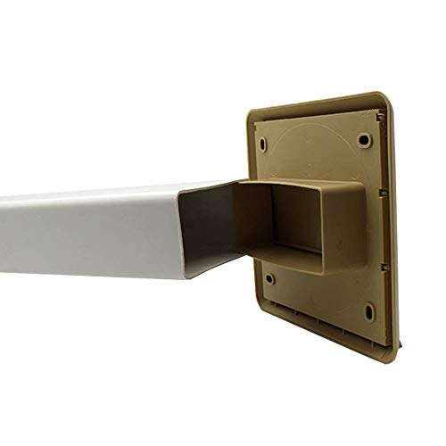 Kair Beige Gravity Grille with Rectangular 110x54mm Rear Spigot - Image 3