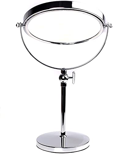 Miroir de maquillage chromé KXD3101 structure double face de qualité supérieure