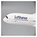 Diecast Aircraft Model 1/200 for A350-900 Lufthansa New Livery Airline Aircraft Assembly Plane Model Airplanes Model for Collection for Aviation Enthusiasts