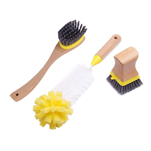 Ipetboom Kitchen Cleaning Brush for Dishes Durable Pot Scrubber Long Handle and Cup Cleaning Tools Lightweight and Easy to Clean Suitable for All Ages